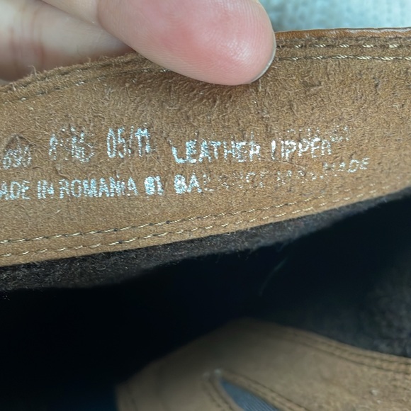 Clarks Womens leather Mascarpone Mix Tall Boots Sz 8.5 Hardware on outside ankle - Picture 10 of 12